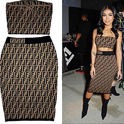 fendi 2 piece outfit|fendi outfits for women.